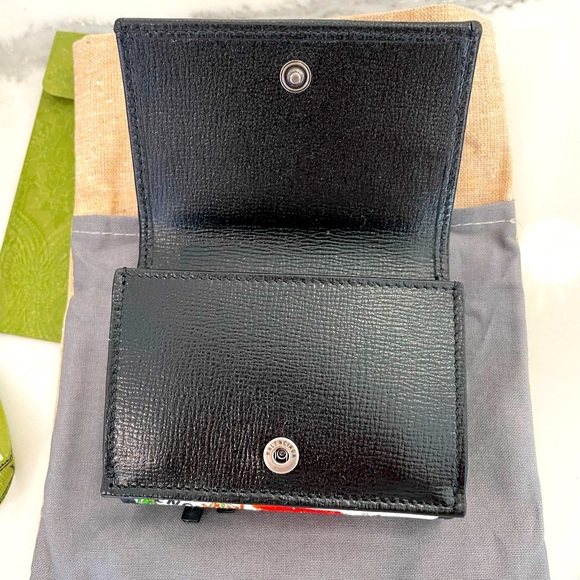 Gucci x Balenciaga Hacker Project neo classic wallet White Flora - Picture 4 of 8